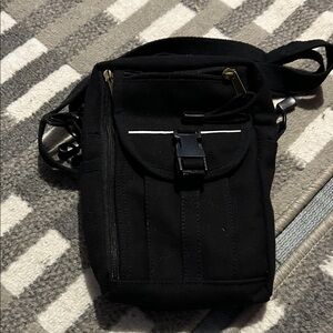 Sleek Black Men's Belt Bag